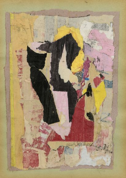 null Arthur AESCHBACHER (1923-2020)

Untitled, 1961

Collage of torn posters on paper...