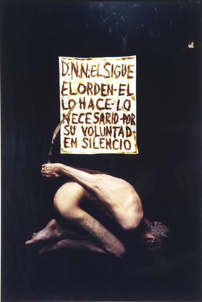 null 
David NEBREDA (né en 1952)




La représentation du premier sacrifice, 1997




Photographie....