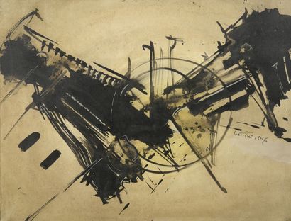 null Gianni BERTINI (1922-2010)

Jason's Fleece, 1956

Ink and wash on paper mounted...