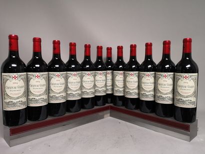 null 12 bouteilles Château GAZIN - Pomerol 2014. En Caisse bois.