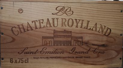null 6 bouteilles Château ROYLLAND - Saint Emilion Grand Cru 2003. En caisse boi...