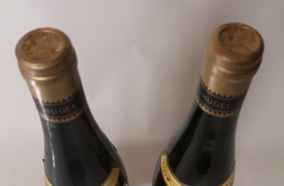 null 2 bouteilles HUGEL - GEWURSTRAMINER Sélection de grains nobles 1989