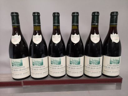 null 6 bouteilles CHAMBERTIN Grand cru "Clos de Bèze" - Jacques PRIEUR 1995. En caisse...