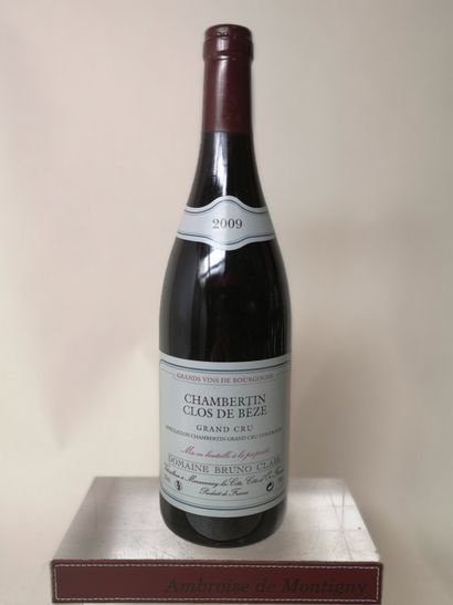 null 1 bouteille CHAMBERTIN Grand cru "Clos de Bèze" - Bruno CLAIR 2009
