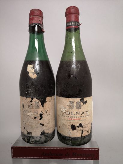 null 2 bouteilles VOLNAY "Clos de la Pousse d'Or" - Dom. CHAVIGNE S. de La VOREILLE...