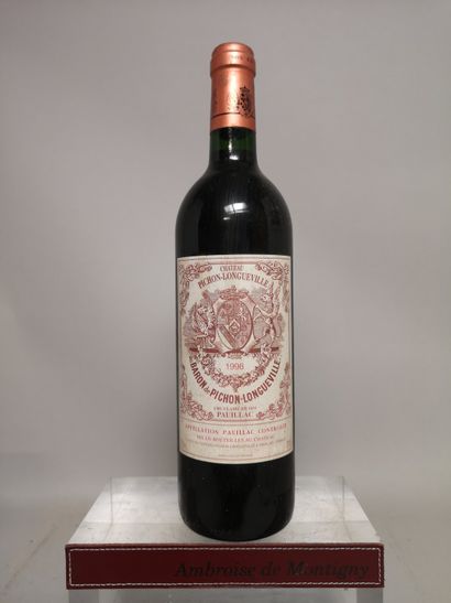 null 1 bouteille Château PICHON au BARON de LONGUEVILLE - 2é Gcc Pauillac 1998 

Etiquette...