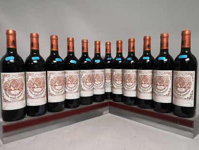 null 12 bouteilles Château PICHON au BARON de LONGUEVILLE - 2é Gcc Pauillac 1988....