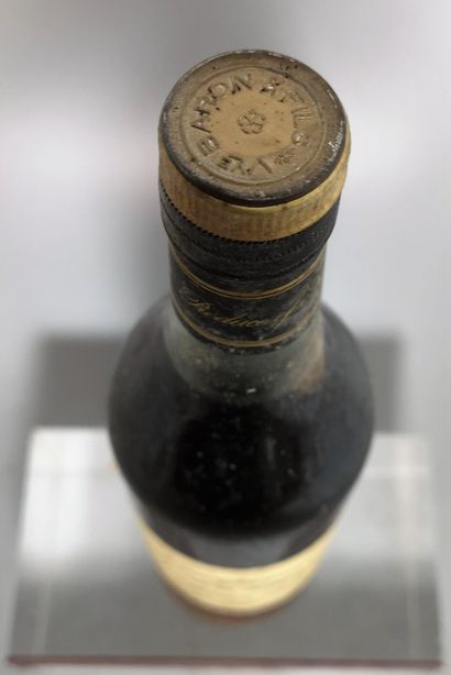 null 1 bouteille COGNAC Vve Baron LOGIS de BRISSAC - Hors d'âge Flacon des années...