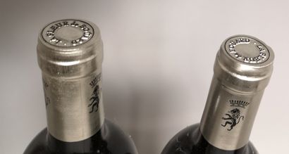 null 2 bouteilles Le LION de La FLEUR de BOUARD - Lalande de Pomerol 2012