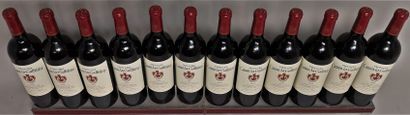 null 12 bouteilles Château CANON LA GAFFELIERE - Saint Emilion Grand Cru 2000. En...