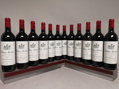 null 12 bouteilles Château MONTROSE - 2é Gcc Saint Estèphe 1995. En caisse bois....