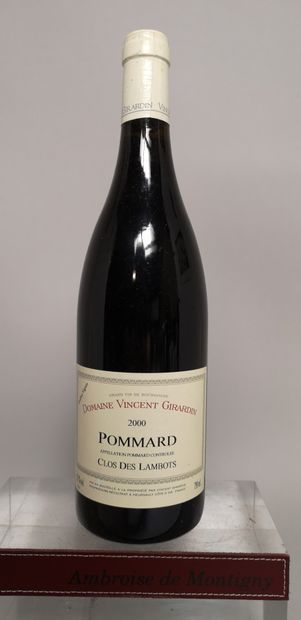 null 1 bouteille POMMARD "Clos des Lambots Vieilles Vignes" - V. GIRARDIN 2000 

Etiquette...