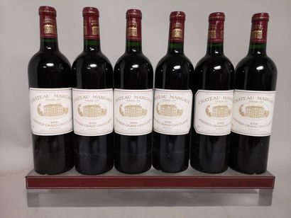 null 6 bottles Château MARGAUX - 1er Gcc Margaux 2000.
