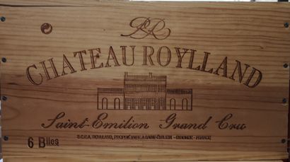 null 6 bouteilles Château ROYLLAND - Saint Emilion Grand Cru 2004. En caisse boi...