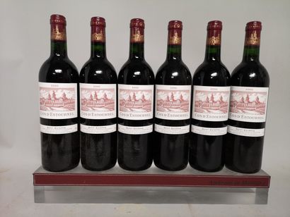 null 6 bouteilles Château COS D'ESTOURNEL - 2é Gcc Saint Estèphe 2000. En caisse...