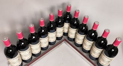null 12 bouteilles DULUC 2nd vin de Ch. BRANAIRE DUCRU - Saint Julien 1989. Caisse...
