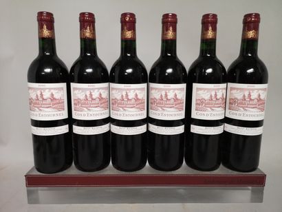 null 6 bouteilles Château COS D'ESTOURNEL - 2é Gcc Saint Estèphe 2000. En caisse...