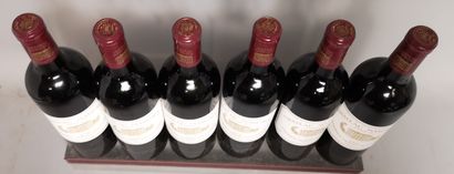 null 6 bouteilles Château MARGAUX - 1er Gcc Margaux 2000.