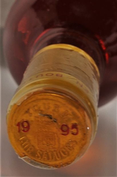 null 1 bouteille Château d'YQUEM - 1er cru supérieur Sauternes 1995 

Etiquette légèrement...