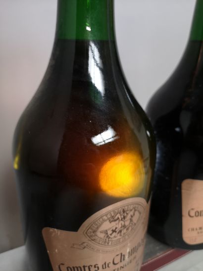 null 2 magnums CHAMPAGNE TAITTINGER Comtes de Champagne 1985 

Etiquettes légèrement...