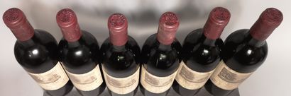null 6 bouteilles Château DUHART-MILON - 4é GCC Pauillac 1988 

Etiquettes légèrement...