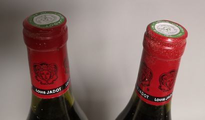null 2 bouteilles CHAMBERTIN Grand cru - L. JADOT 1985 

Etiquettes légèrement tachées...