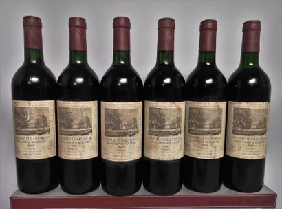 null 6 bouteilles Château DUHART-MILON - 4é GCC Pauillac 1988 

Etiquettes légèrement...