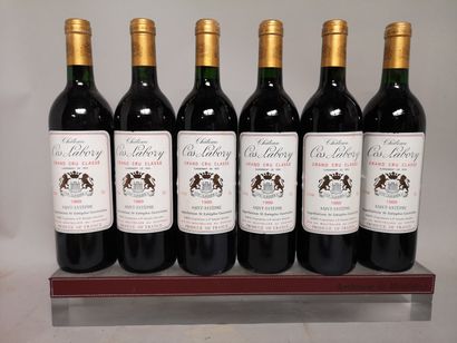 null 6 bouteilles Château COS LABORY - 5é Gcc Saint Estèphe 1989. En caisse bois.

Traces...