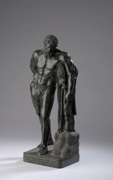 null After Lysippus

Hercules Farnese

Green marble powder cast

Small accident to...