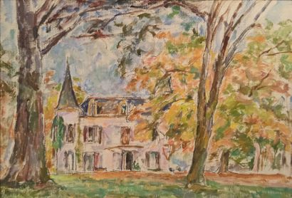 null Mania MAVRO (1889-1969)

View of a castle and its park

Oil on canvas. 

38...