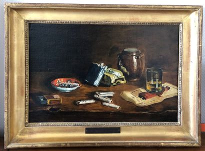 null 20th century French school

Still life with cigarettes

Oil on canvas

26,5...