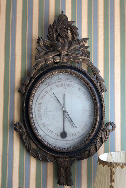 Barometer-thermometer according to Récamier...
