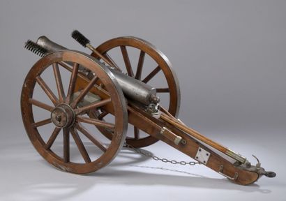 null Reproduction de canon, modèle 1840-1850

Fabrication contemporaine

H. 30 cm....