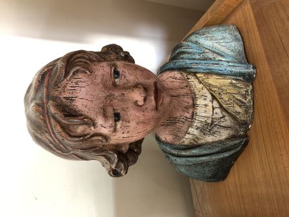 null In the taste of the Renaissance

Bust of a young boy

Polychrome plaster

H....