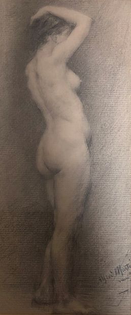 null Alfred MARTIN (1888-1950)

Study of a Standing Nude Woman

Pencil

Signed and...
