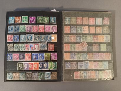 null 6 albums de timbres modernes. 

La plupart non oblitérés.