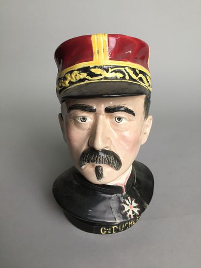 null Tête du Général DUCHENE (1862 -1950) : Chef d’Etat-Major de la 2ème Armée en...