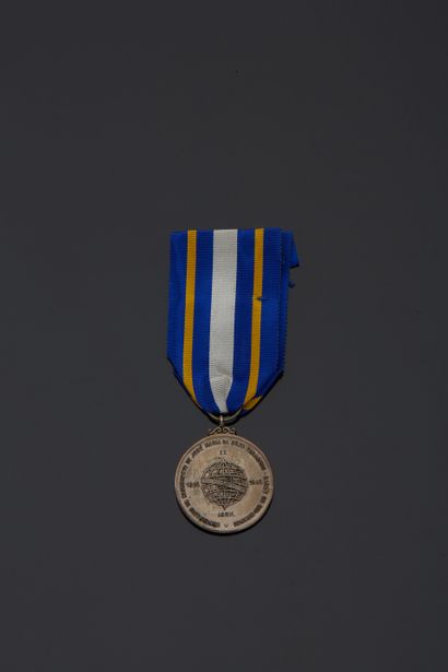  Brazil 
Silver medal for the centenary of the birth of Baron de Rio Branco (1845-1945)...
