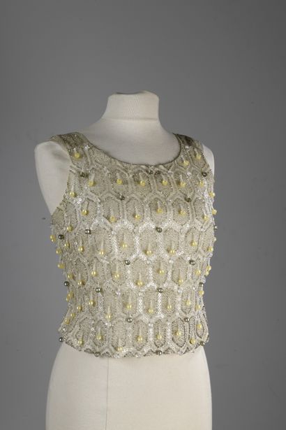 null - CHRISTIAN DIOR BOUTIQUE N°II 2003

Short top in unbleached silk, silver beaded...