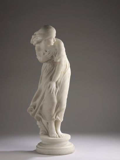 null Léon PILET (1840-1916)


A gust of wind


White marble.


H. 59 cm





RELATED...