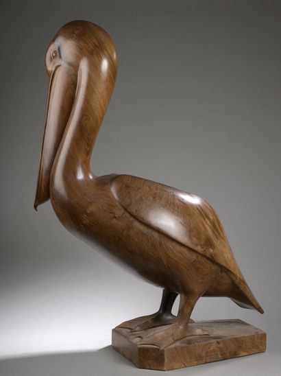 null François GALOYER (born in 1944)


The pelican


Direct carving in wood. 


Signed...