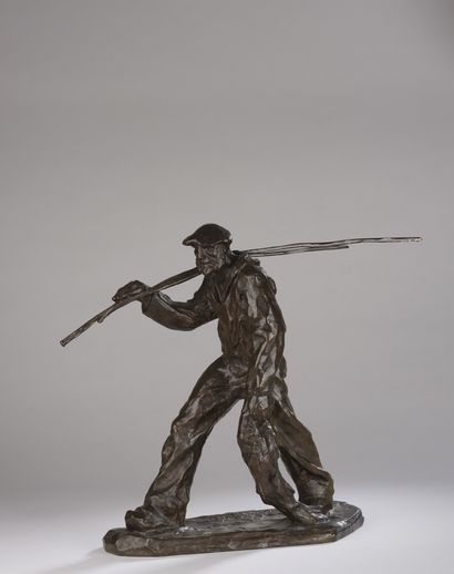 null François MEHEUT (1905-1981)


Le retour du pêcheur


Bronze à patine brune.


Signé...