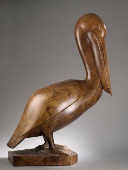 null François GALOYER (born in 1944)


The pelican


Direct carving in wood. 


Signed...