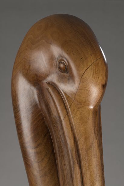 null François GALOYER (born in 1944)


The pelican


Direct carving in wood. 


Signed...