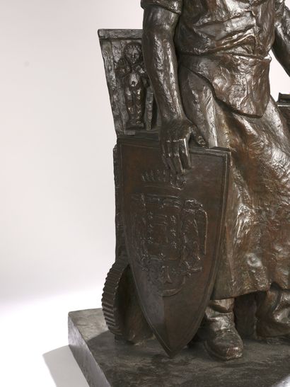 null Raymond Émile COUVEGNES (1893-1985)


The Coronation of Work


About 1931.


Bronze...