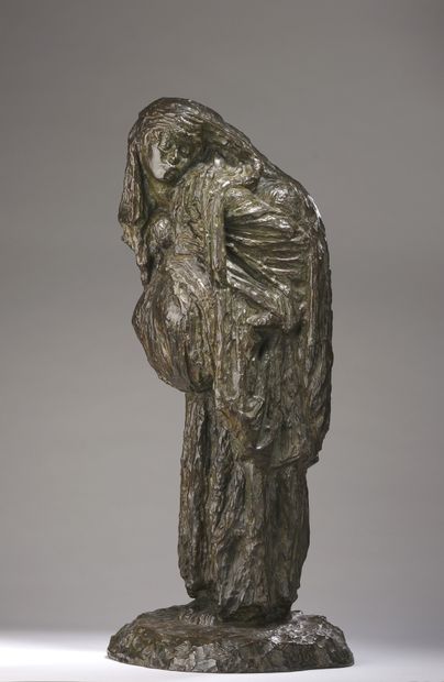 null Céline LEPAGE (1881-1928)


Bedouin with child 


About 1920


Bronze with a...