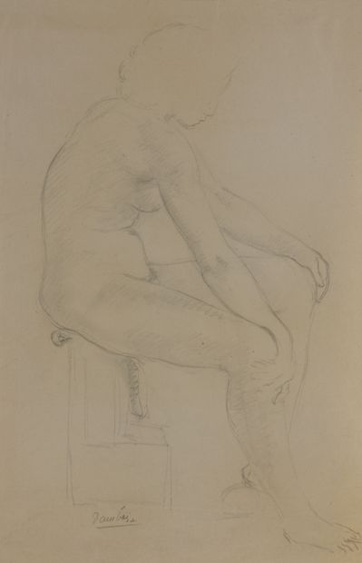 null Marcel DAMBOISE (1903-1992)


Lot of two pencil drawings:


- Preparatory Study...