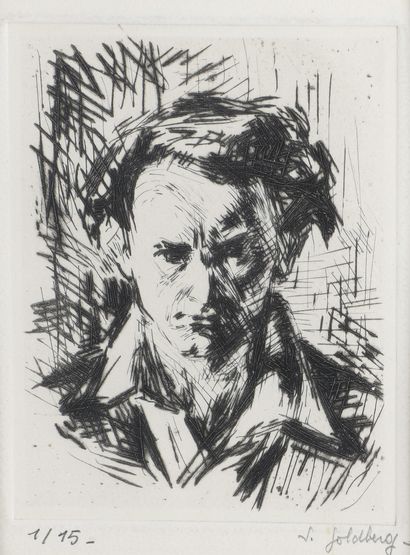 null Simon GOLDBERG (1913-1985)


Autoportrait


Pointe-sèche, n°1/15


Signée en...