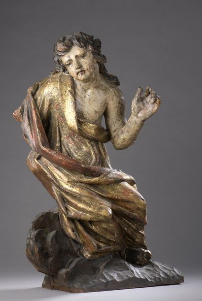 null 18th century FRENCH school


Adoring angel


Polychromed and gilded wood, traces...