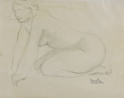 null Marcel DAMBOISE (1903-1992)


Lot de deux dessins à la mine de plomb :


– Femme...